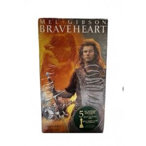 Braveheart VHS 1996 Mel Gibson 2-Tape Set SEALED NEW Vtg Paramount Pictures